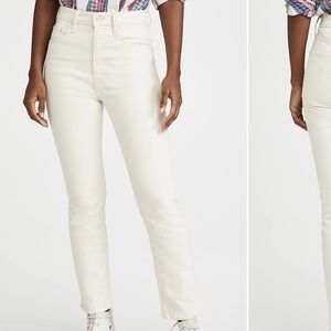 High Waisted Rider Ankle jeans mother